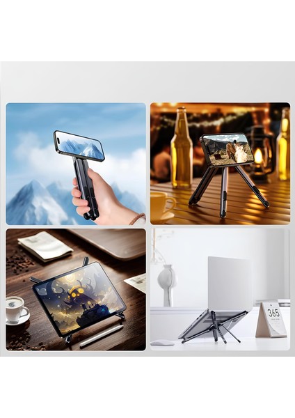 Kompakt Manyetik Telefon Tablet Laptop Tutucu fırsatları