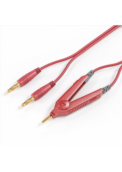 2x Metre Testi Terminal Kelvin Klipsleri Kablo Tellerini 4mm Muz Fişlere Altın Kaplama (Yurt Dışından) fırsatları