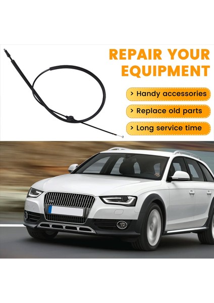 Audi A4 A5 B8 S4 S5 2008-2015 Lhd Için 8T1823535 Ön Kaput Mandalı Serbest Bırakma Kablosu (Yurt Dışından) fırsatları