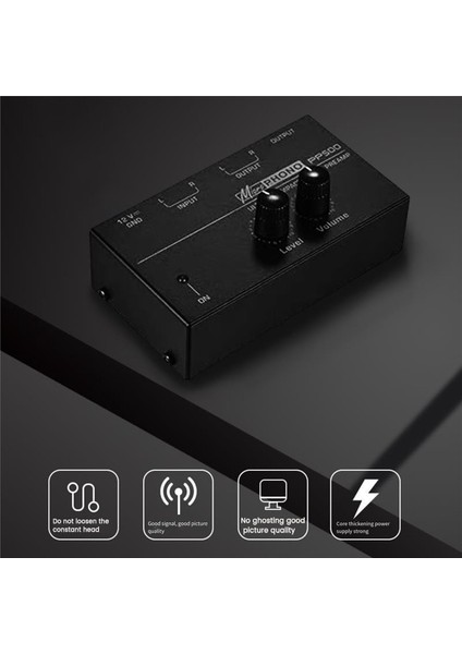 4x PP500 Ultra Kompakt Fono Preamp Ön Amplifikatör Seviye Ses Kontrollü Ab Tak (Yurt Dışından) fırsatları