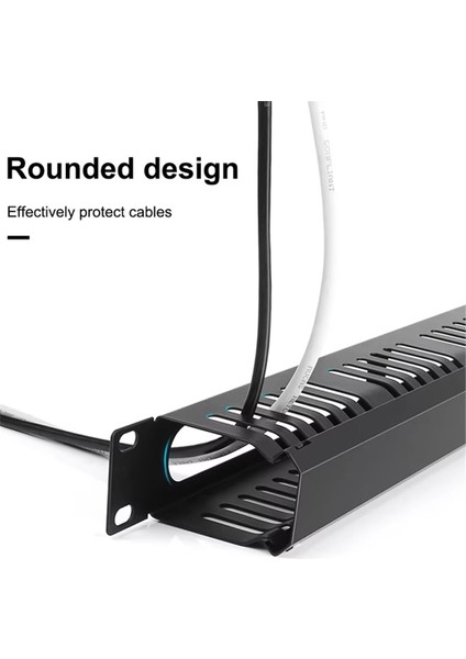 1u Ağ Kablosu Yönetimi Yatay Montaj 19 Inç Sunucu Rafı 24 Yuva Metal Parmak Kanalı Tel Organizatör Kapaklı (Yurt Dışından) indirimleri