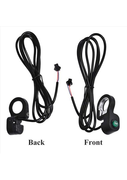2x Elektrikli Bisiklet Korna Anahtarı Düğmesi Scooter Korna Sinyal Anahtarı Düğmesi Kablo Uzunluğu Yaklaşık 150 cm (Yurt Dışından) fiyatları
