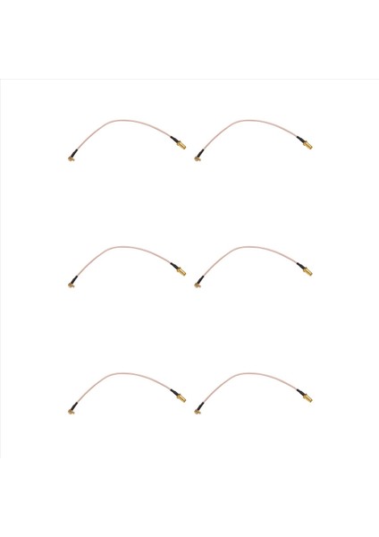 6x Mcx Erkek - Sma Dişi RG316 Düşük Kayıplı Pigtail Adaptör Kablosu 21CM/8 3in (Yurt Dışından)