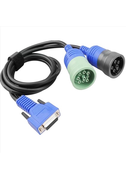 2x Kamyon Y Tipi Kablo Pn 493148 6pin + 9pin Deutsch Adaptörü Nexiq USB Bağlantısı Kamyon Arıza Dedektörü Aracı (Yurt Dışından) fiyatları