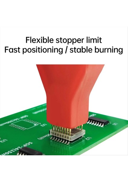 Chıp Burn Probu Esnek Kablo Çıkarılabilir Tasarım Indir Line Programcı Mikro Tipi Chip Pogo Pins SOP16-300MIL (Yurt Dışından) modelleri