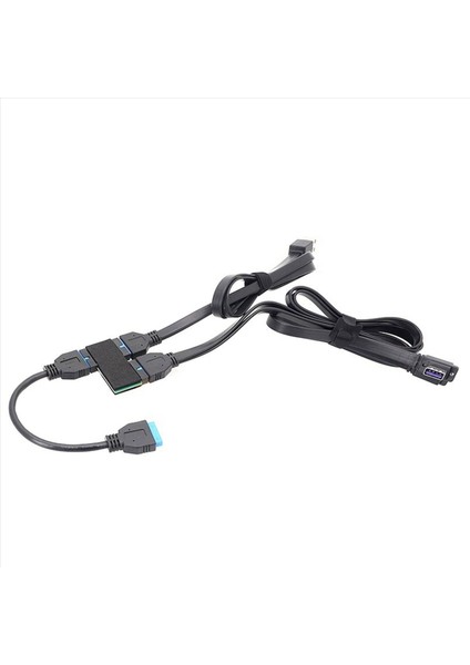 2x USB 3 0 19PIN Hub Çipli Modüler Kablo Tasarımı Anakart Veri Uzatma Kablosu (Yurt Dışından) fırsatları