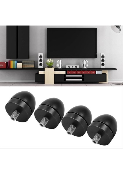 4 Pcs Hıfı Ses Hoparlörleri Amplifikatör Şasi Fe Ballık Şok Amberik Ayak Pedi Ayakları Temel Çivi Çivi M8 Vida ile Standlar (Yurt Dışından) indirimleri