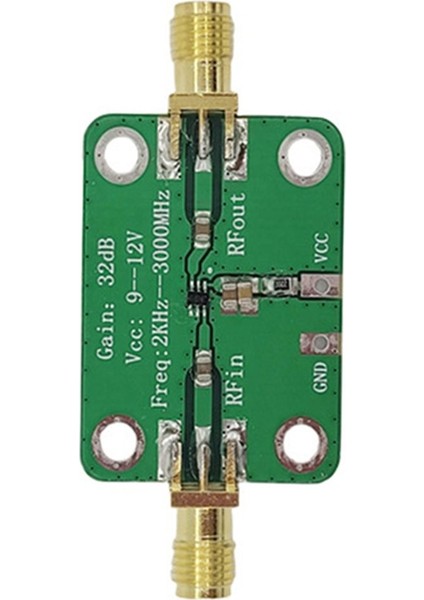10KHZ-3GHZ Düşük Gürültü Orta Güç Tipi-C Lna Rf Geniş Bant Amplifikatör Modülü 32DB Kazanç (Yurt Dışından) modelleri