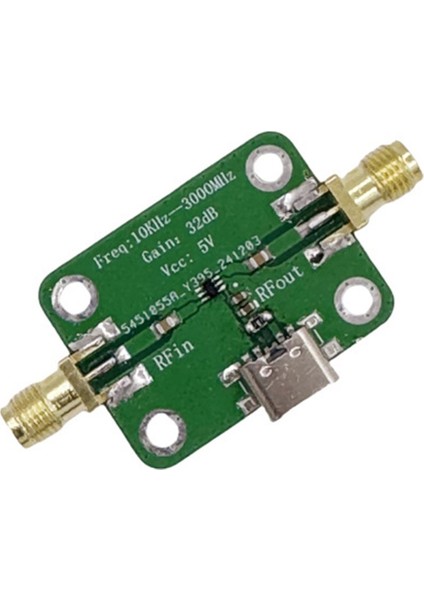 10KHZ-3GHZ Düşük Gürültü Orta Güç Tipi-C Lna Rf Geniş Bant Amplifikatör Modülü 32DB Kazanç (Yurt Dışından) indirimleri