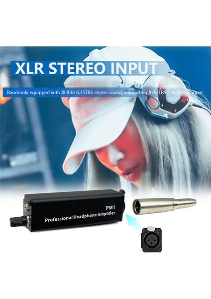 3x Pm1 Profesyonel Kulaklık Amplifikatörü Dönüştürücü Xlr 3 5 mm Ses Arayüzü Mini Taşınabilir Hıfı Kulaklık Amplifikatörü (Yurt Dışından) fırsatları