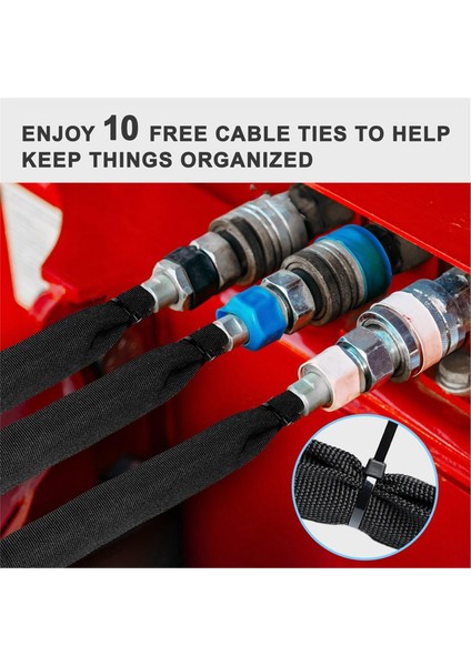 Naylon Hidrolik Hortum Koruyucu Kovan Hortum Kılıf Sarma Kablo Kolu Kaynak Tig Torch Hidrolik Hortum Için Kablo Kapağı (Yurt Dışından) indirimleri