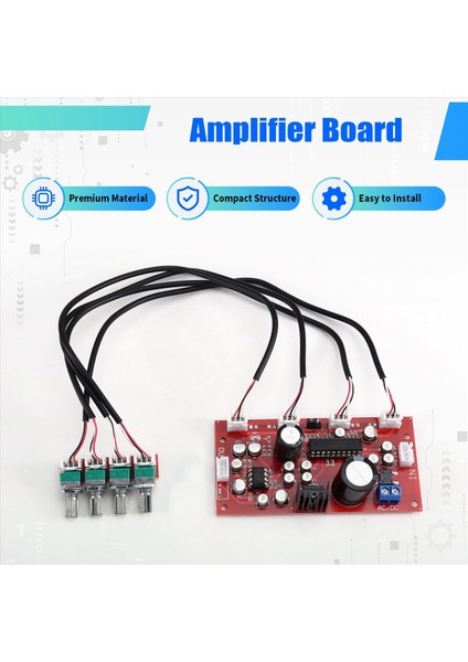 Hıfı Audio Güç Amplifikatörü Ön Pano, Ton Tahtası, Ön Pano, Yüksek ve Düşük Ses Dengesi Ayarı, Amplifikatör Kartı (Yurt Dışından) fırsatları