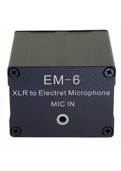 Xlr Ila 3,5 mm Elektrik Kondenser Mikrofon Mikrofon Kafa Amplifikatör Mikser Ses Kartı Pikap Dönüştürücü (Yurt Dışından) fiyatları