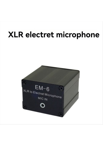 Xlr Ila 3,5 mm Elektrik Kondenser Mikrofon Mikrofon Kafa Amplifikatör Mikser Ses Kartı Pikap Dönüştürücü (Yurt Dışından) indirimleri