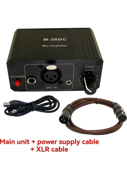 Taşınabilir Mikrofon Preamp 48 V Phantom Güç Yüksek Kazançlı Xlr Çıkış Mikrofon Preamplifikatör Için Dinamik/kondenser Mikrofon C (Yurt Dışından) indirimleri