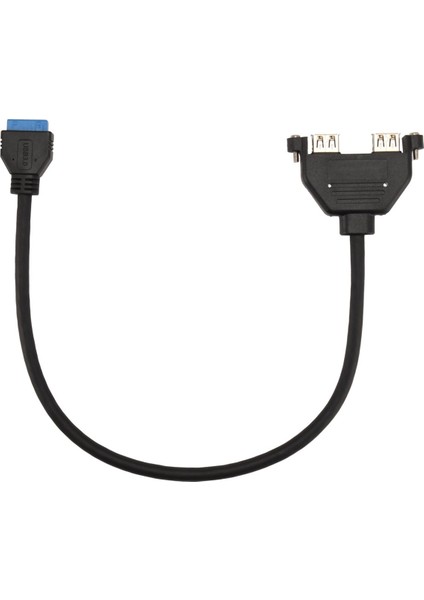 Pcı Yuvası Plaka Braketi Kablosu Tel Anakart Pc Için 19PIN 2 Port USB 3 0 Ön Panel Başlık Bağlantı Kablosu Adaptörü (Yurt Dışından)