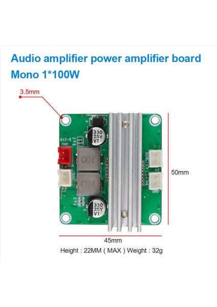 4x Hifi Stereo Dijital Ses Amplifikatörü Kurulu TPA3116 D Sınıfı Amplifikatör Modülü 100 W Mono Kanal Amplifikatör (Yurt Dışından) indirimleri