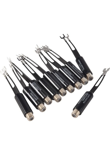 20 Adet Uhf Vhf Fm 75-300 Ohm Tv Anten Adaptörü Eşleşen Trafo Koaksiyel Kablo (Yurt Dışından) fırsatları