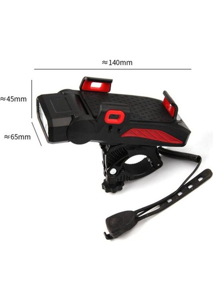 2x Çok Fonksiyonlu Bisiklet Aydınlatma Lambası Korna Farlar Dağ Bisikleti USB Şarj Işıkları Sürüş Donanımları (Yurt Dışından) modelleri