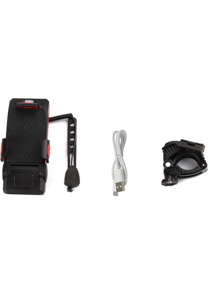 2x Çok Fonksiyonlu Bisiklet Aydınlatma Lambası Korna Farlar Dağ Bisikleti USB Şarj Işıkları Sürüş Donanımları (Yurt Dışından) fırsatları