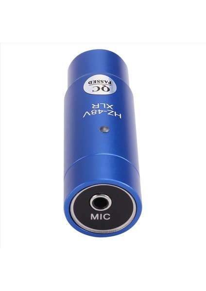2x Phantom Güç Adaptörü Mikrofon Sistemi Ses Mikseri Kondenser Mikrofon Için 48 V Xlr Mikrofon Adaptörü 3 5mm Mavi (Yurt Dışından) modelleri