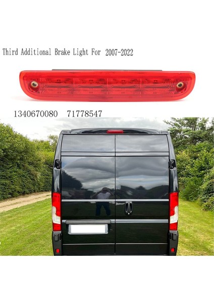 1340670080 Fıat Ducato Peugeot Boxer 2007-2022 Için Yüksek Fren Lambası Üçüncü Ek Fren Lambası 71778547 Kırmızı (Yurt Dışından) fırsatları