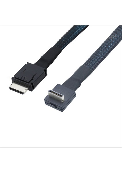 Pcıe Oculınk Sas Kablo Sff 8611 4ı 42P-SFF-8611 4ı 90 Derece Sunucu Yüksek Hızlı Kablo Erkek-Erkek Veri Aktarım Hattı (Yurt Dışından) fiyatları