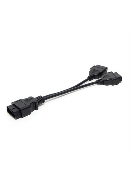 30 cm Obd2 16 Pin Kablo Uzatma Splitter Erkek Çift Dişi Y Obd 16PIN Kablo 1-2 Obd Konnektör Adaptörü (Yurt Dışından)