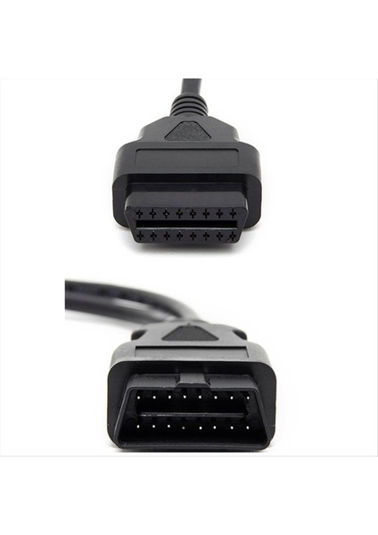 30 cm Obd2 16 Pin Kablo Uzatma Splitter Erkek Çift Dişi Y Obd 16PIN Kablo 1-2 Obd Konnektör Adaptörü (Yurt Dışından) indirimleri