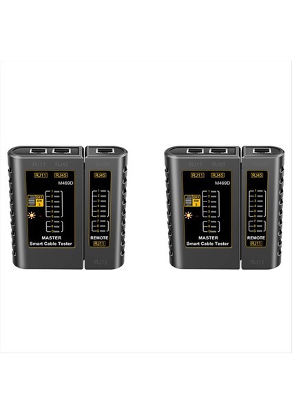 2pcs M469D Ağ Kablo Test Cihazı Kiti RJ45 RJ11 Lan Tel Hat Dedektörü Telefon Kablo Test Aracı Ağ Onarımı (Yurt Dışından)