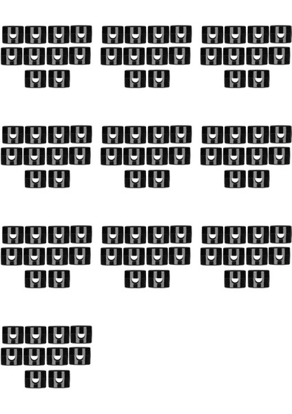 100 Adet Kanca Tavan Asılı Işık Dıy Lamba Asılı Elektrik Teli Kablo Kordonu Avize Fikstürü Donanım Kanca Siyah (Yurt Dışından)