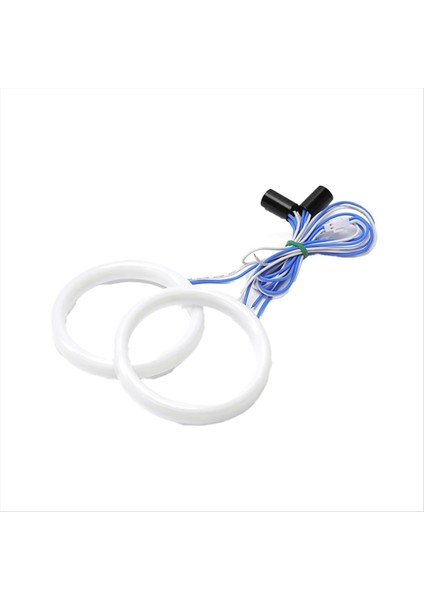 2pcs Araba Halo Ring Melek Gözleri Önde 6 mm Beyaz Işık Motosiklet Arabası Melek Gözler Su Geçirmez Sinyal Işığı 12V (Yurt Dışından)