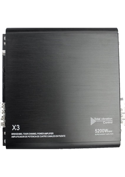 Araba Güç Amplifikatörü 2 Kanallı Araç Ses Yüksek Güç Amplifikatörü 5200W Iki Yönlü Alüminyum Araç Ses Amplifikatörü (Yurt Dışından)