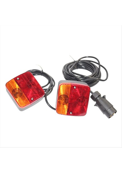 1 Set 12V 7 Pin 10M Evrensel Arka Çekme Kuyruğu Işığı LED Römork Fren Fren Atma Lambası Römork Için Römork Lambası (Yurt Dışından)