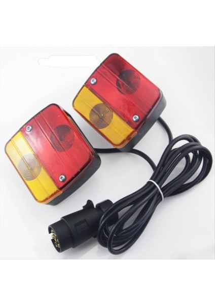 1 Set 12V 7 Pin 10M Evrensel Arka Çekme Kuyruğu Işığı LED Römork Fren Fren Atma Lambası Römork Için Römork Lambası (Yurt Dışından) fırsatları