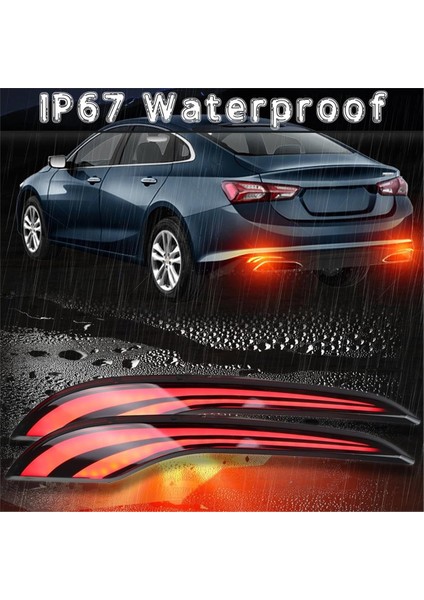 LED Arka Tampon Reflektör Işık Chevrolet Malibu Xl 2019-2023 Fren Lambası Dinamik Dönüş Sinyal Işığı Aksesuarları (Yurt Dışından) indirimleri