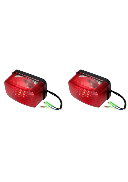 2x Arka Stop Lambası Ampul Yamaha Banshee 350 Blaster 200 Grizzly Kodiak 700 YFZ450 3FA847100000Y 3FA-84710-00-00 (Yurt Dışından)