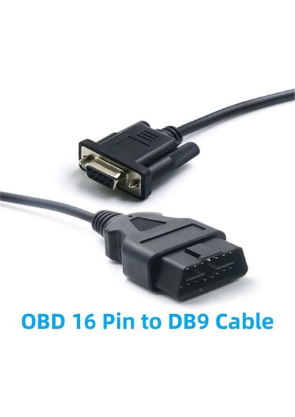 J1962 12V 24V Obd Kablosu 100CM 16 Pin Erkek Db9 Dişi VGA D-Sub 9 Pin Obdıı Adaptörü RS232 Seri Port Hattı Obd2 Kablosu (Yurt Dışından) fiyatları