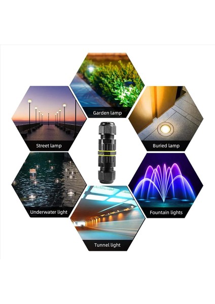 15 Adet IP68 Su Geçirmez 2 Yollu 3 Çekirdekli Bağlantı Kutusu Elektrik Kablo Konektörü M16 Tel Aralığı (3 5-10MM) Onarım Kabloları (Yurt Dışından) indirimleri