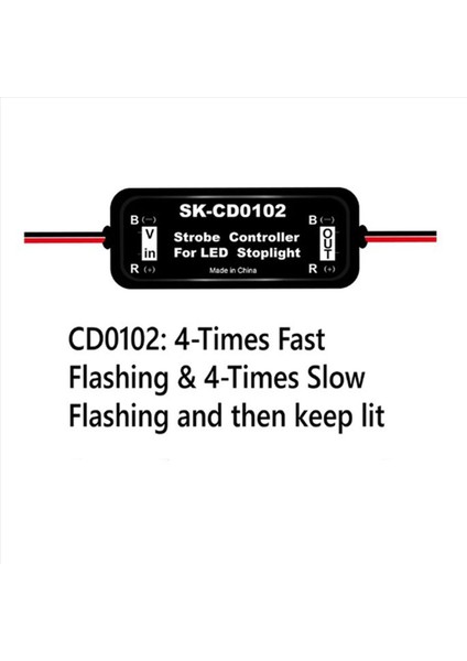 2x Strobe Kontrol Fren Lambası Flaşör Modülü Araba LED Fren Stop Lambası 12 V-16 V LED Flaş Kuyruk Durdurma SK-CD0102 (Yurt Dışından) modelleri