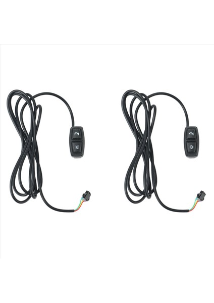 2x Ebike Işık ve Korna Anahtarı Far Arka Lambayı Kontrol Edebilir/kapalı Wuxing Elektrikli Bisiklet Parçaları Sadece Anahtar (Yurt Dışından)