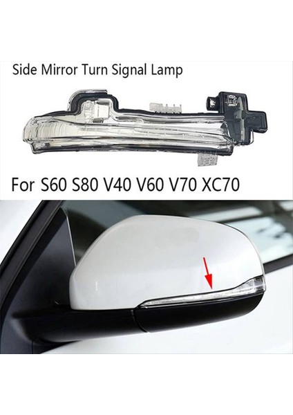 1 Çift Araba Dikiz Aynası Dönüş Sinyali Işığı 31402415 31402416 31371518 Volvo S60 S80 V40 V60 V70 2012-2019 (Yurt Dışından) fiyatları