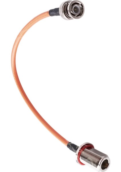 Bnc Erkek-N Dişi Çift Korumalı Koaksiyel Rf Adaptör Kablosu Bncj-Nky Çift Koruma Gümüş 15CM (Yurt Dışından) modelleri