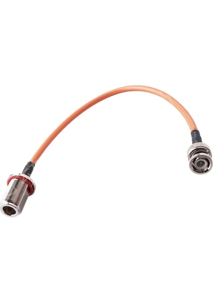 Bnc Erkek-N Dişi Çift Korumalı Koaksiyel Rf Adaptör Kablosu Bncj-Nky Çift Koruma Gümüş 15CM (Yurt Dışından) fırsatları