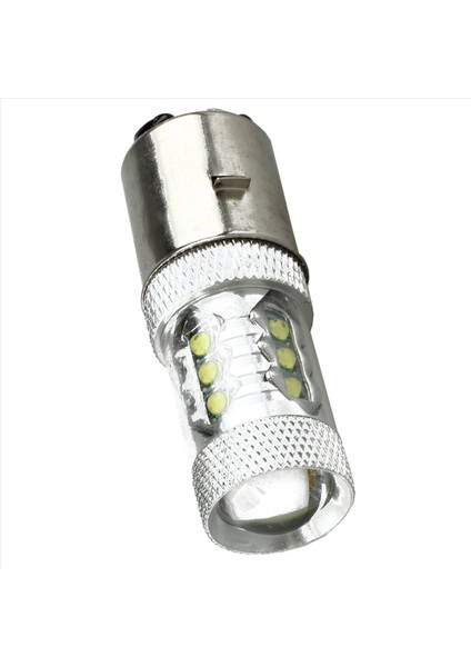 3x 80W BA20D H6 Beyaz 16 LED Motosiklet Motosiklet/moped/atv Far Ampulü (Yurt Dışından) fiyatları