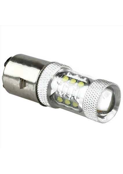 3x 80W BA20D H6 Beyaz 16 LED Motosiklet Motosiklet/moped/atv Far Ampulü (Yurt Dışından) indirimleri