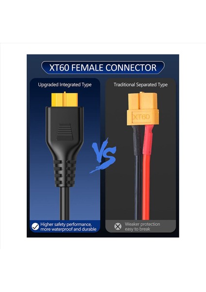 5x 4-In-1 Güneş Paneli Konektörü Uzatma Kablosu Ayırıcı Anderson Konnektörü Dc Adaptörü Priz XT60 Dişi Bağlantı (Yurt Dışından) indirimleri