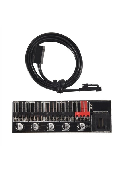 2x5 Port Pc Fan Hub Splitter Hız Kontrol Adaptörü 4 Pin Pwm Soğutucu Soğutma Fanı Bilgisayar Kabloları Konnektörleri (Yurt Dışından) fiyatları