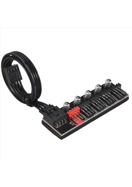 2x5 Port Pc Fan Hub Splitter Hız Kontrol Adaptörü 4 Pin Pwm Soğutucu Soğutma Fanı Bilgisayar Kabloları Konnektörleri (Yurt Dışından) indirimleri