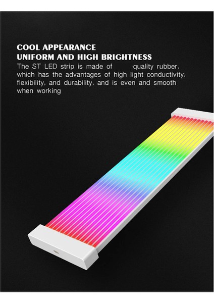 5x Rgb LED Şerit Argb Sync Kartı Bilgisayar Güç Kaynağı Atx 24PIN Gpu Grafik Kartı 8pin Kablo Kılıfı X8 (Yurt Dışından) indirimleri